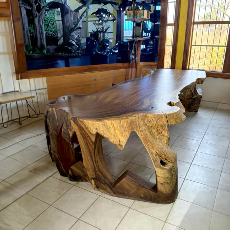 Majestic Guanacaste Wood Dining Table
