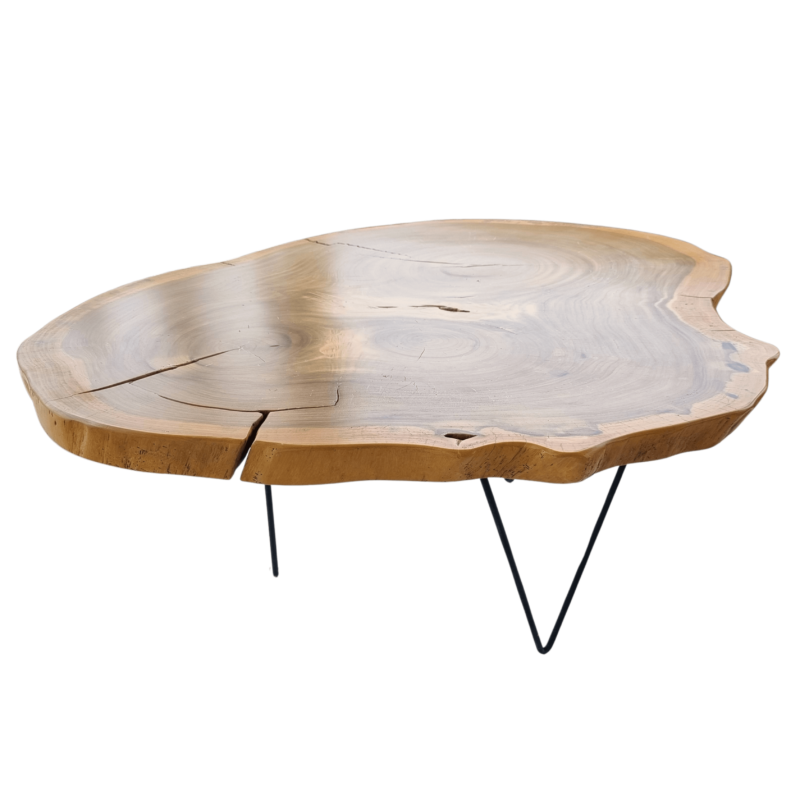 Handcrafted Oak Coffee Table - Image 3