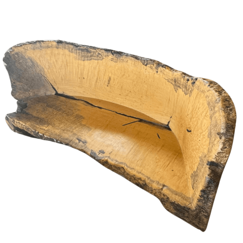 White Guanacaste Wood Armchair - Image 3