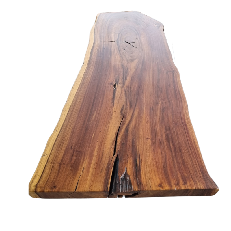 Dining Set with 6 Cedar Wood Chairs - Image 7