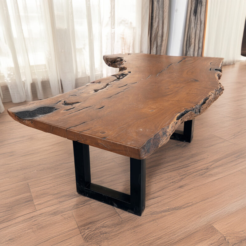 River Almond Wood Writing Desk