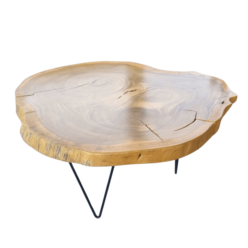 Handcrafted Oak Coffee Table - Image 4