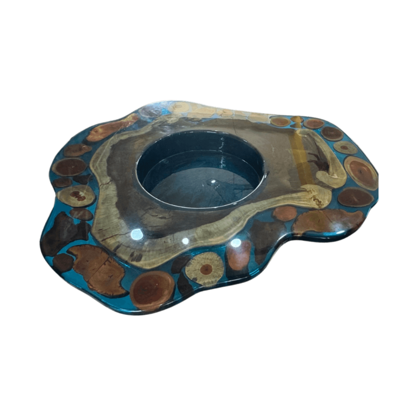 Guanacaste Wood Bar with Epoxy Resin Top - Image 2