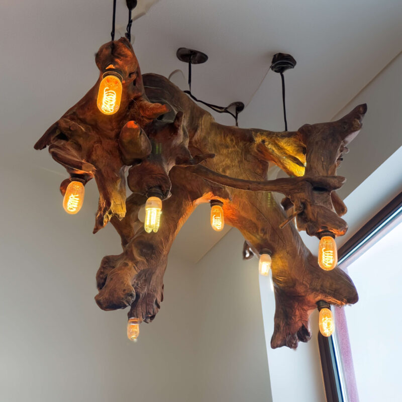 Genuine Cedar Wood Root Lamp
