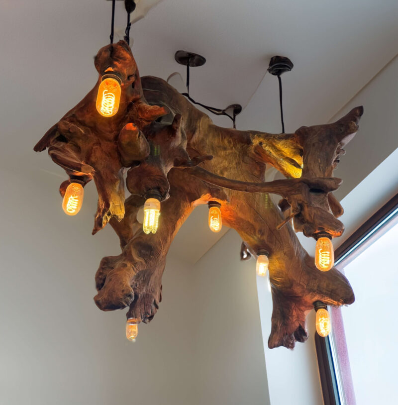 Genuine Cedar Wood Root Lamp