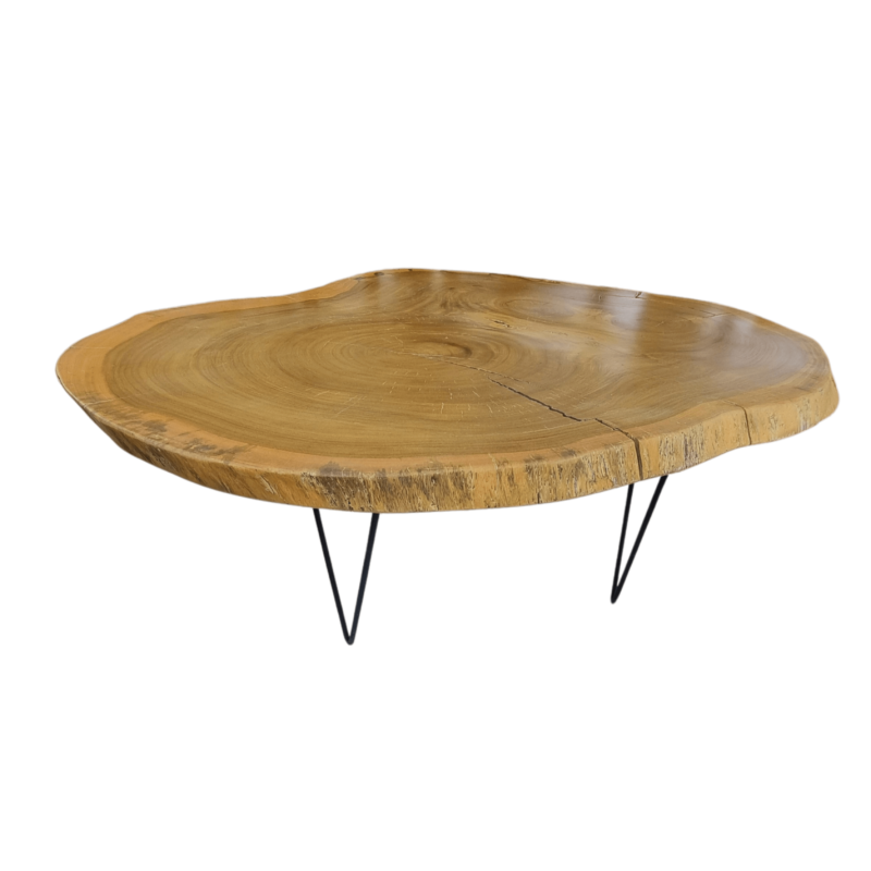 Handcrafted Oak Coffee Table - Image 5