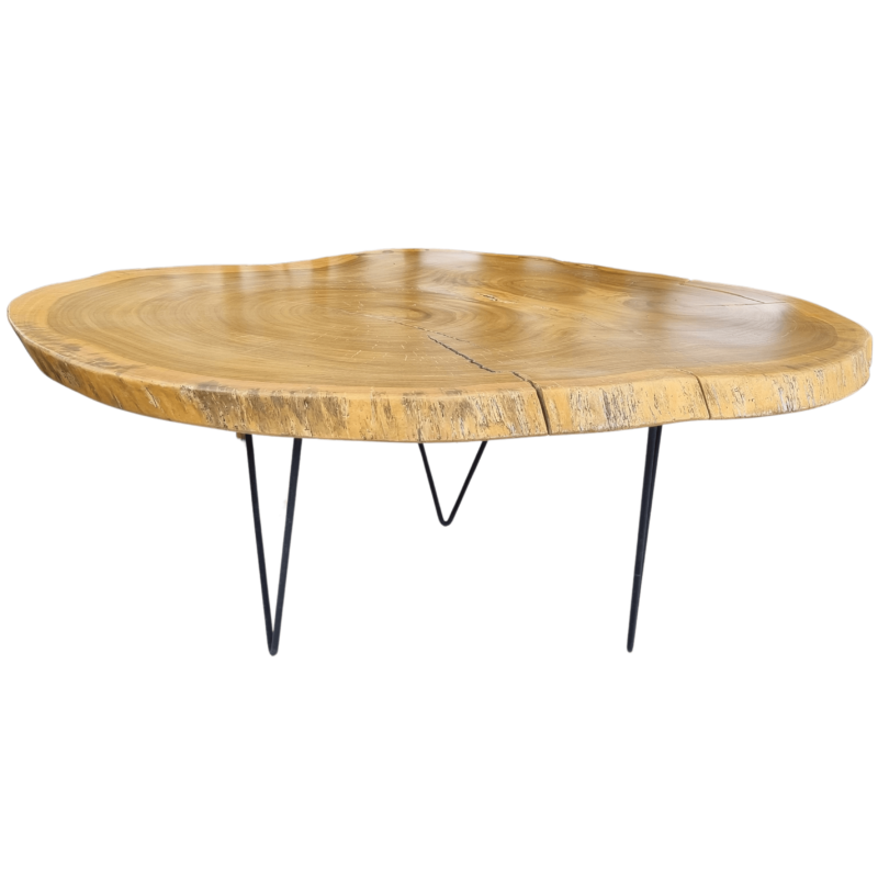 Handcrafted Oak Coffee Table - Image 6