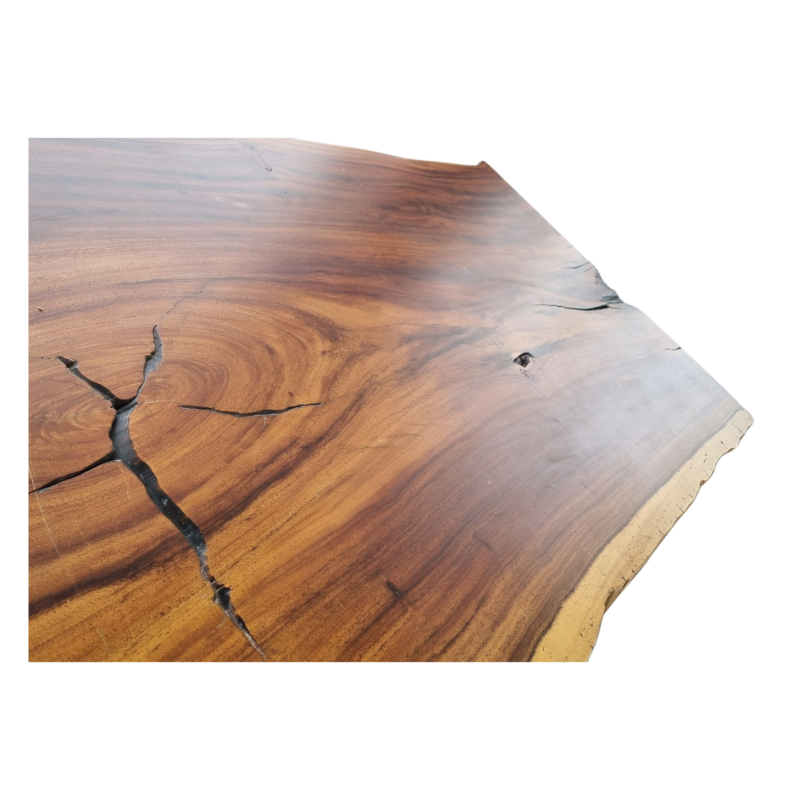 Dining Set with 6 Cedar Wood Chairs - Image 8