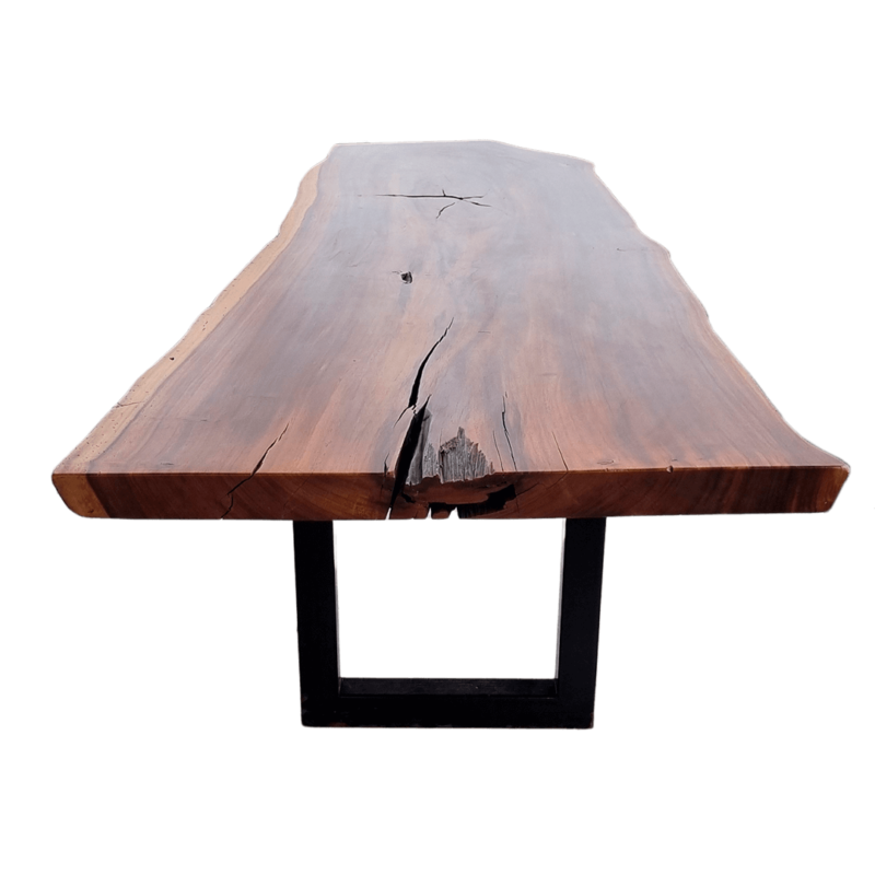 Dining Set with 6 Cedar Wood Chairs - Image 4