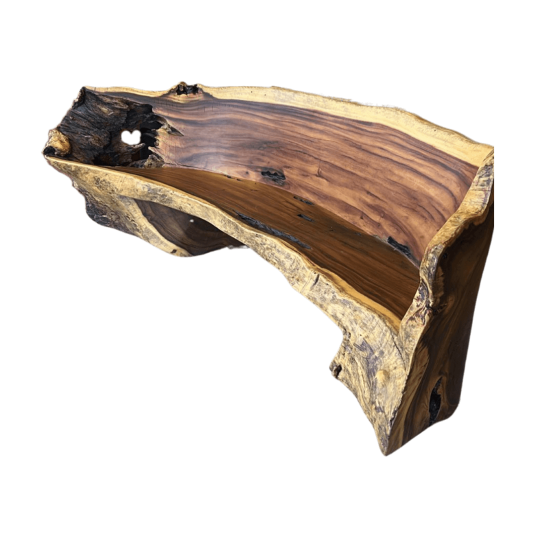 Genuine Guanacaste Wood Armchair - Image 2