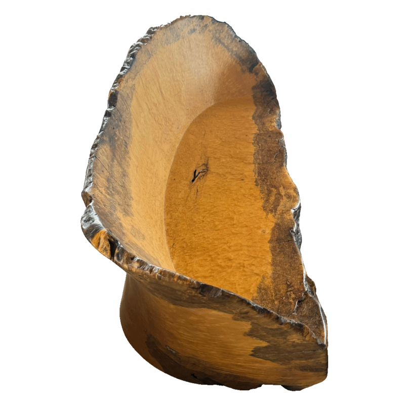 White Guanacaste Wood Armchair