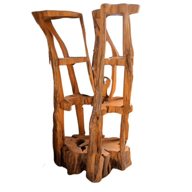 San Juan Wood Corner Shelf